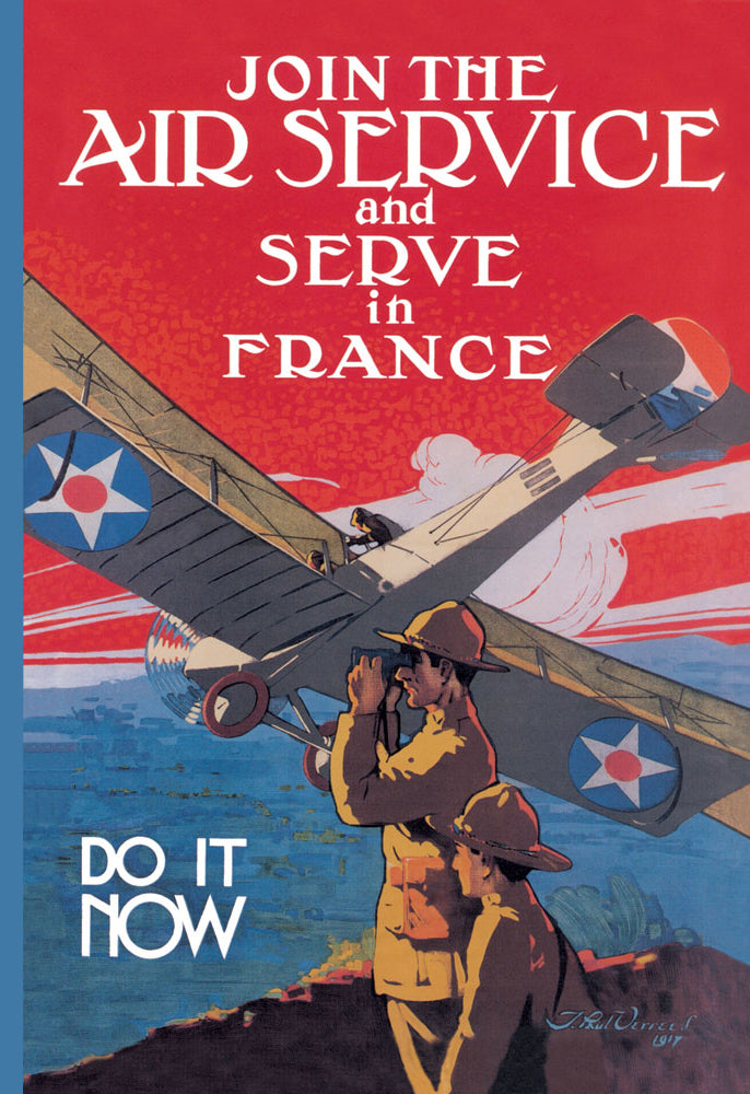 JOIN THE AIR SERVICE AND SERVE IN FRANCE