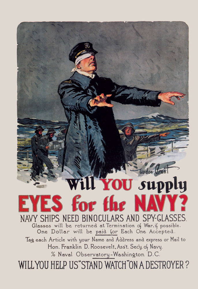 WILL YOU SUPPLY EYES FOR THE NAVY?