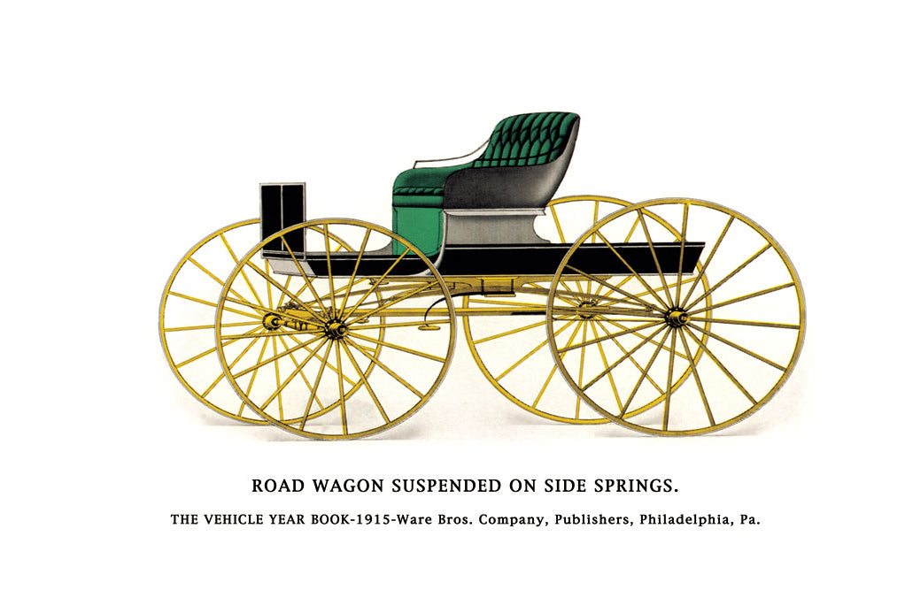 ROAD WAGON SUSPENDED ON SIDE SPRINGS