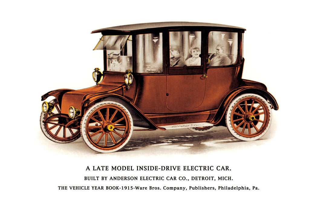 LATE MODEL INSIDE-DRIVE ELECTRIC CAR