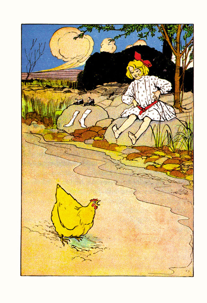 WIZARD OF OZ - DOROTHY AND HEN