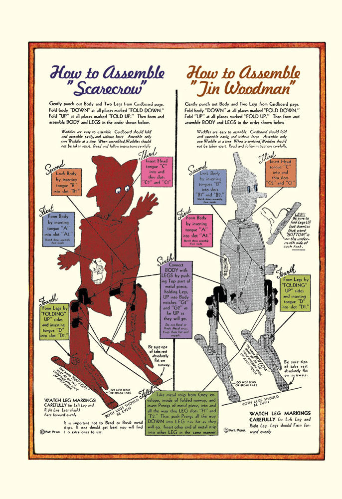 WIZARD OF OZ - HOW TO ASSEMBLE SCARECROW