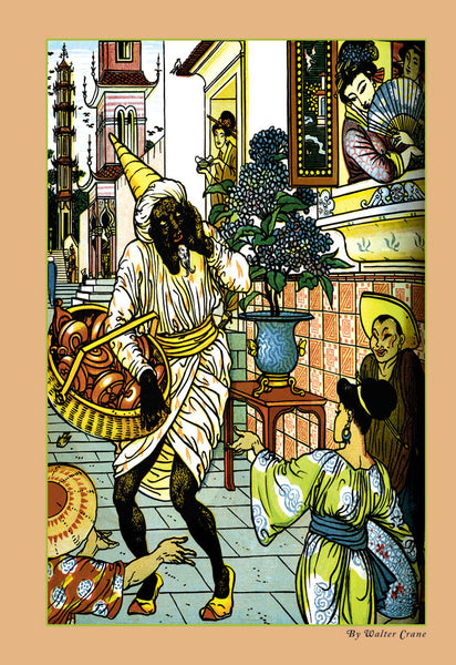 ALADDIN - ALADDIN AND THE MAGIC LAMP ILLUSTRATION - Larger Than Life Prints