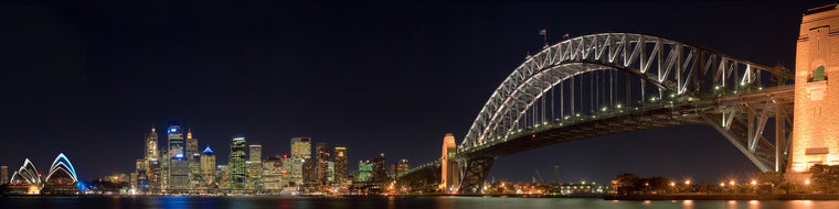 SYDNEY HARBOR AT NIGHT