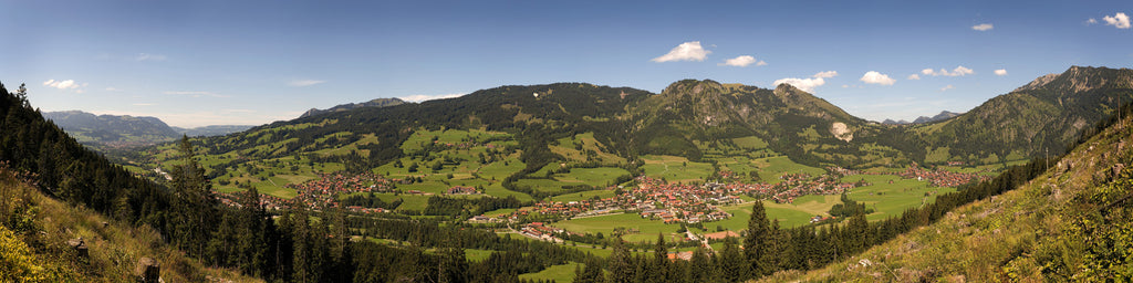 BAD HINDELANG, BAVARIA TOWN PANORAMIC