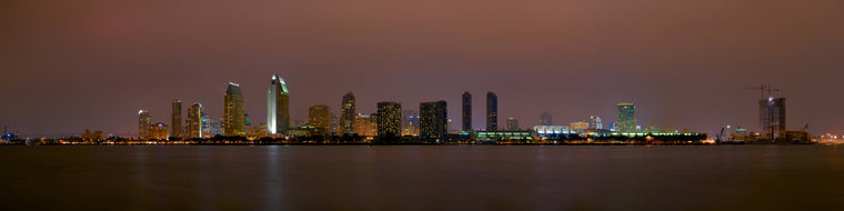 SAN DIEGO NIGHT SKYLINE