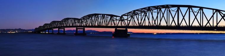 SUNSET OVER ASTORIA BRIDGE