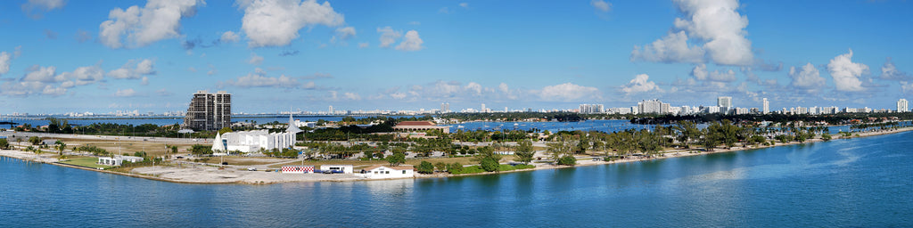 MIAMI BEACH AND SOUTH BEACH PANORAMIC