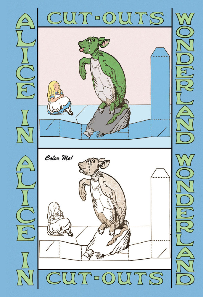 ALICE IN WONDERLAND: MOCK TURTLE - COLOR ME!