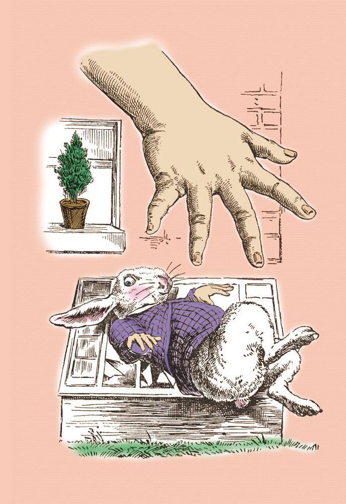 ALICE IN WONDERLAND: THE WHITE RABBIT AND ALICE'S BIG HAND