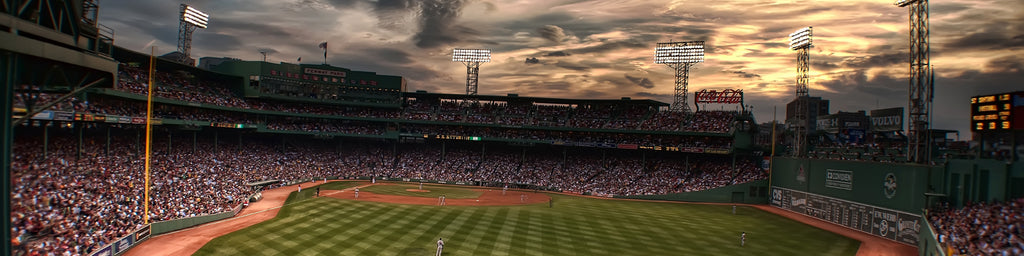 FENWAY PARK AT SUNSET