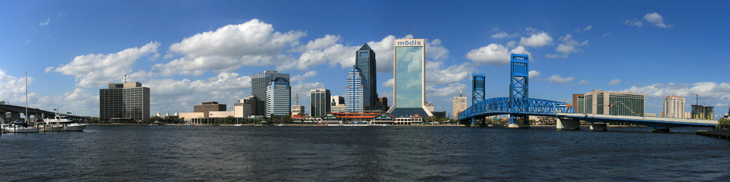 PANORAMIC VIEW OF JACKSONVILLE, FL