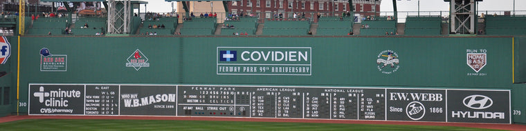 GREEN MONSTER, FENWAY PARK, BOSTON RED SOX