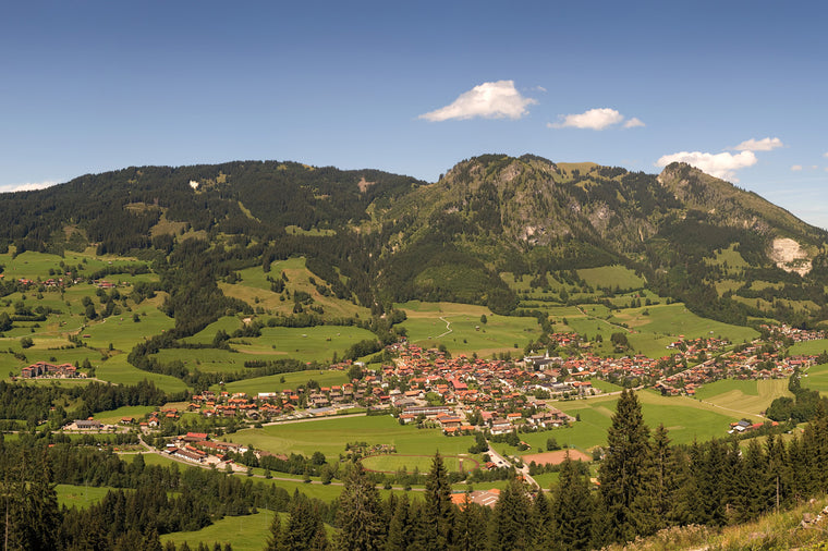 Bad Hindelang, Bavaria Town Panoramic