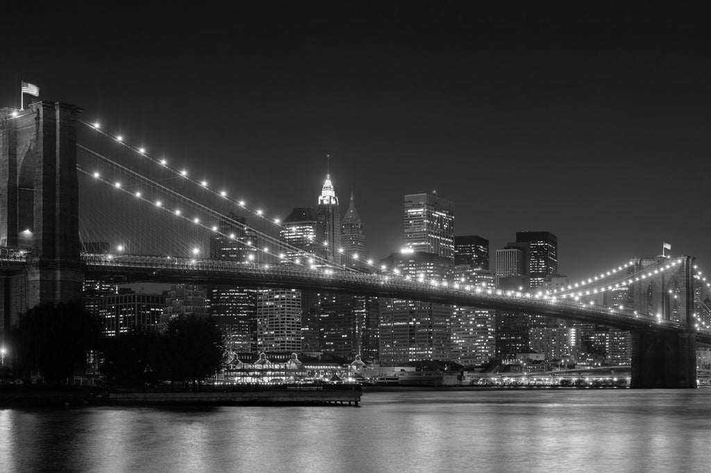 Black and White NYC Skyline