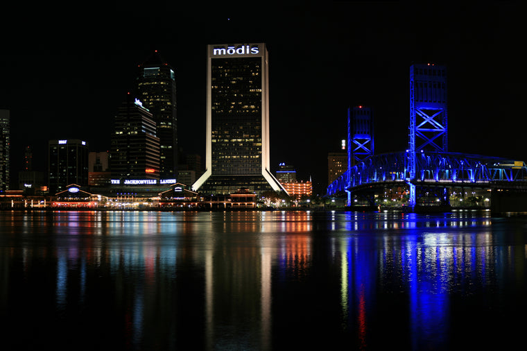 Jacksonville, FL at Night