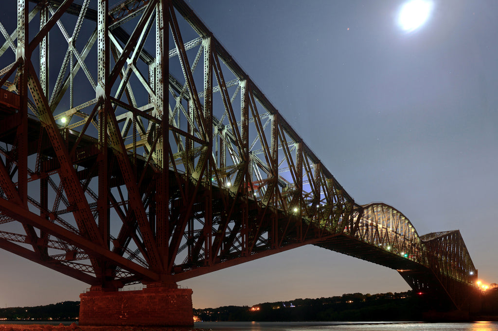 Quebec Bridge over the Saint Lawrence River