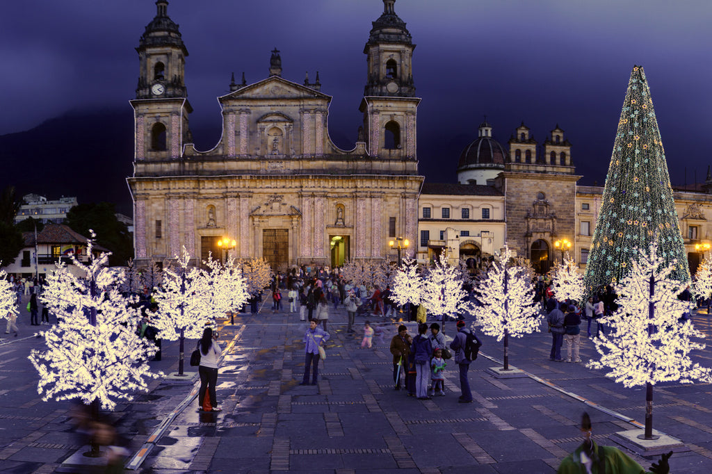 Bolivar Square at Christmas Time