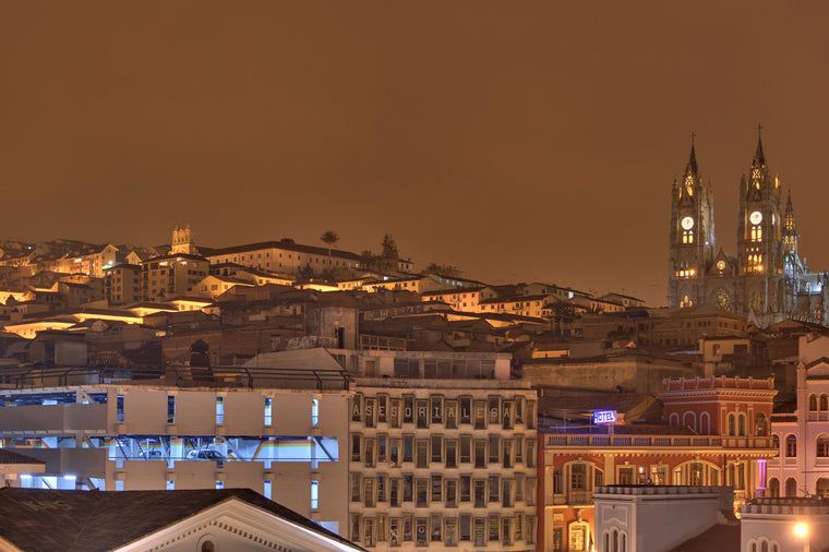 Quito at Night, Ecuador