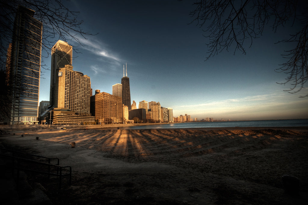 Chicago Across from Lake Michigan