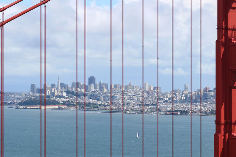 San Francisco Through the Golden Gate Bridge