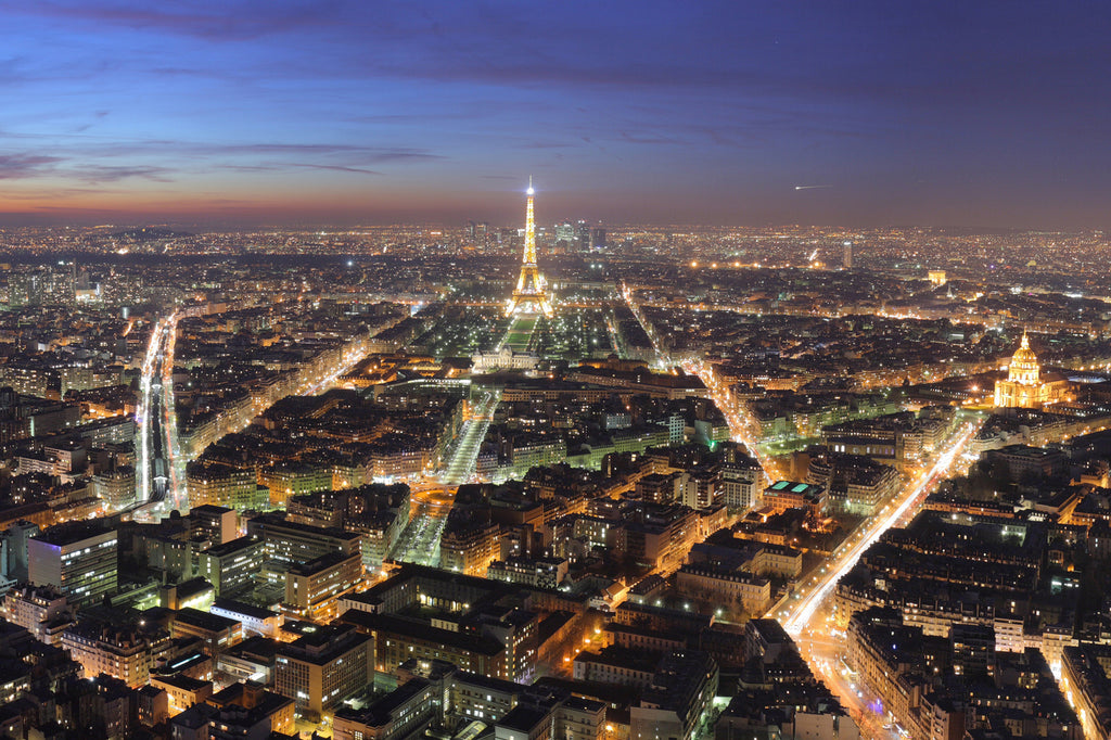 Nightime Panoramic in Paris
