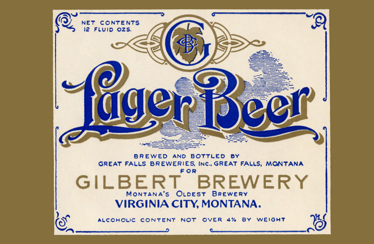 GILBERT BREWERY LAGER BEER