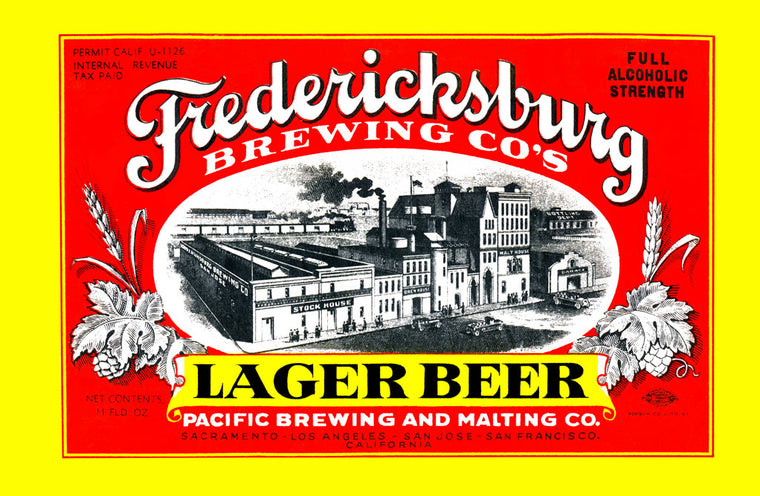 FREDERICKSBURG BREWING CO.'S LAGER BEER
