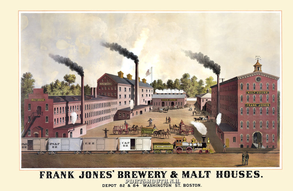 FRANK JONES' BREWERY & MALT HOUSES