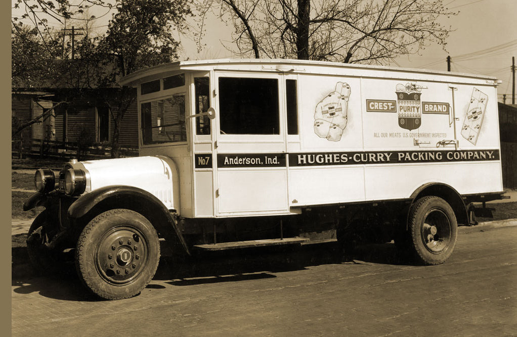 HUGHES-CURRY PACKING COMPANY, CREST-PURITY-BRAND DELIVERY TRUCK