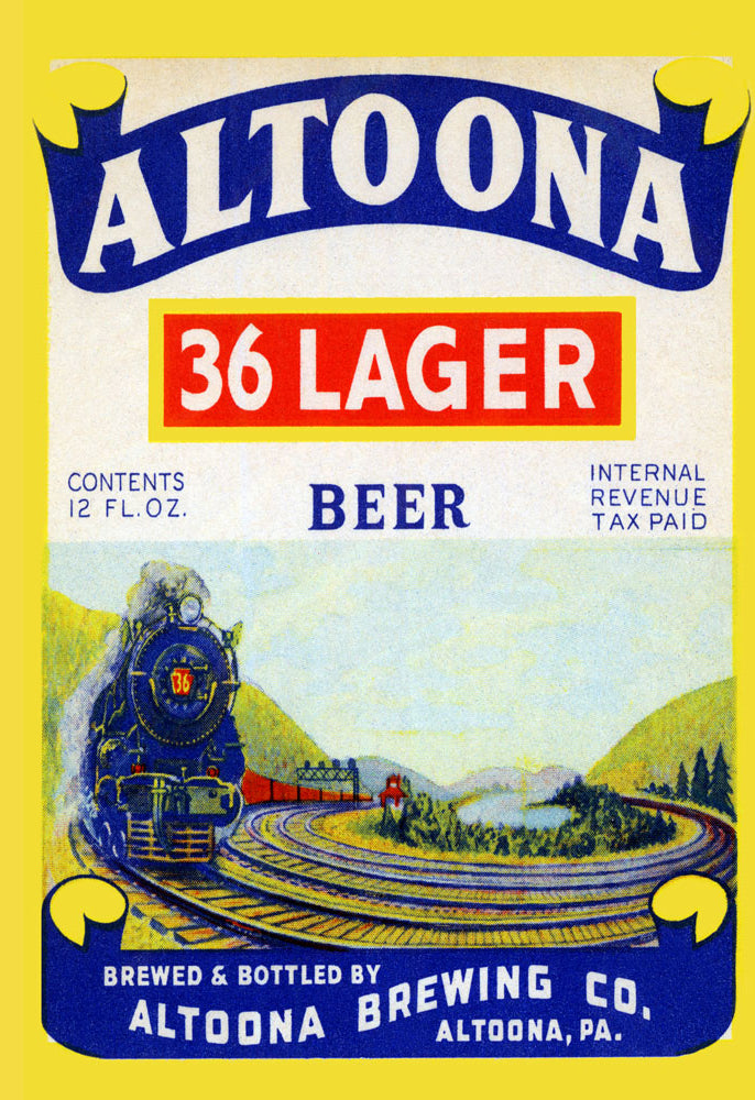 ALTOONA 36 LAGER BEER