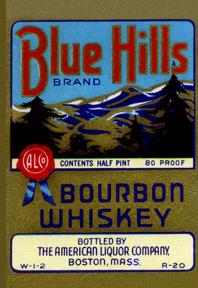 BLUE HILLS BOURBON WHISKEY