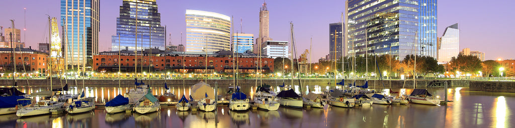 BUENOS AIRES NIGHT SKYLINE