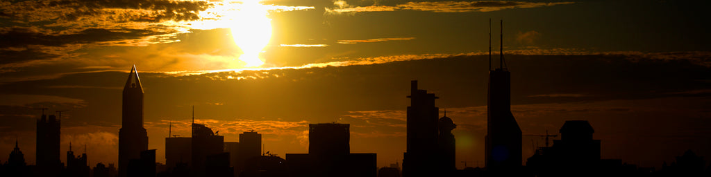 SUNSET OVER SHANGHAI, CHINA