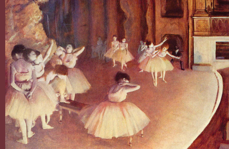 DRESS REHEARSAL OF THE BALLET ON THE STAGE