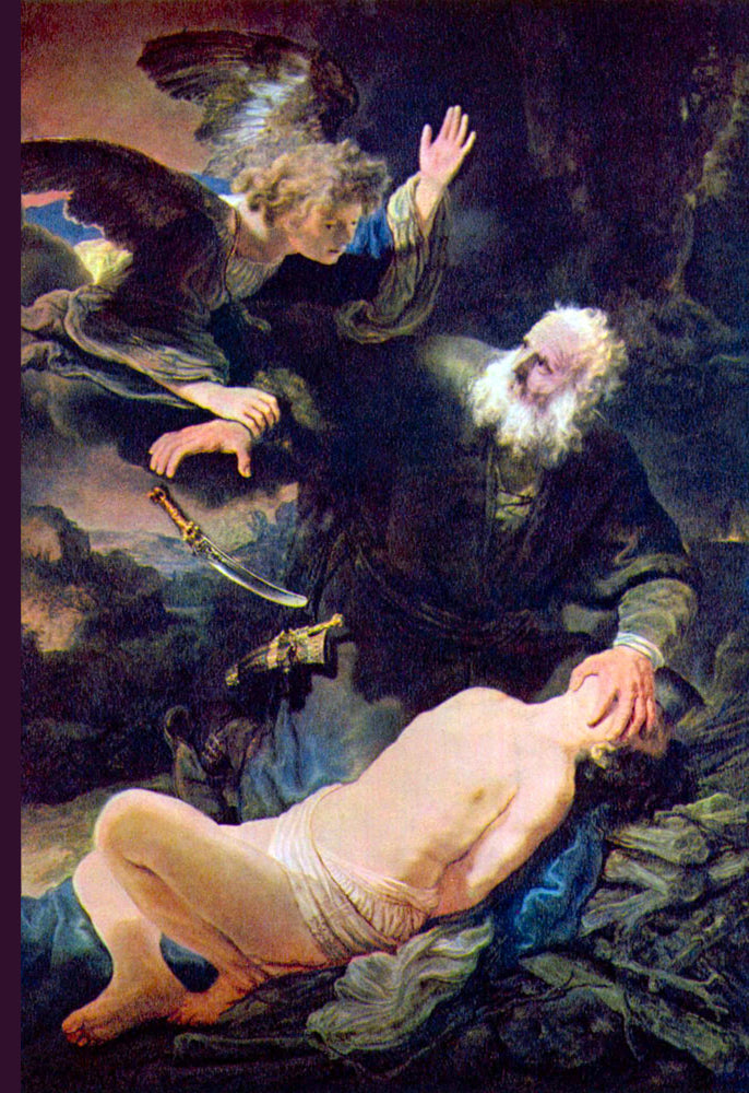 THE ANGEL PREVENTS THE SACRIFICE OF ISAAC