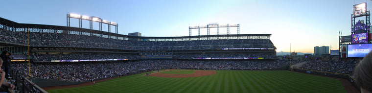 COORS FIELD PANORAMIC, HOME OF THE ROCKIES