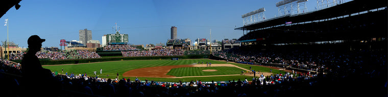 WRIGLEY FIELD, HOME OF THE CHICAGO CUBS