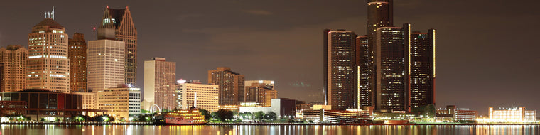 DETROIT, MICHIGAN SKYLINE