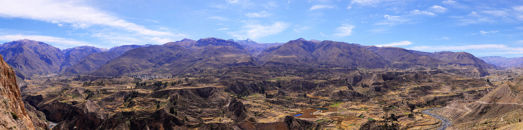 ANCIENT TERRACES OF COLCA VALLEY, PERU