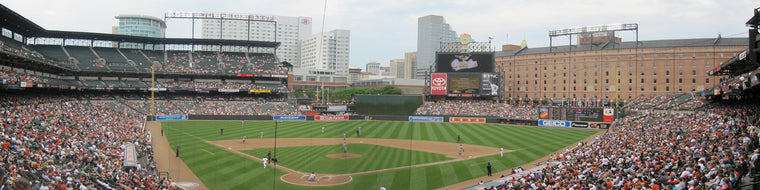 CAMDEN YARDS, HOME OF THE ORIOLES MURAL