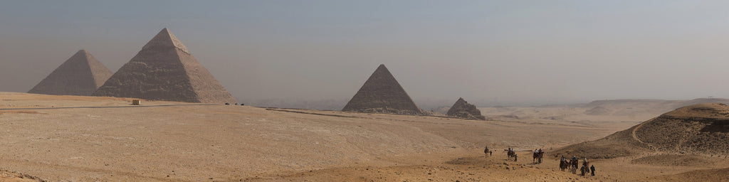 PYRAMIDS AT GIZA, EGYPT