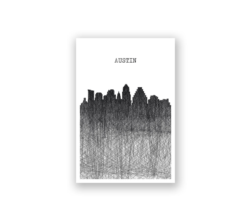 Austin Pencil Skyline