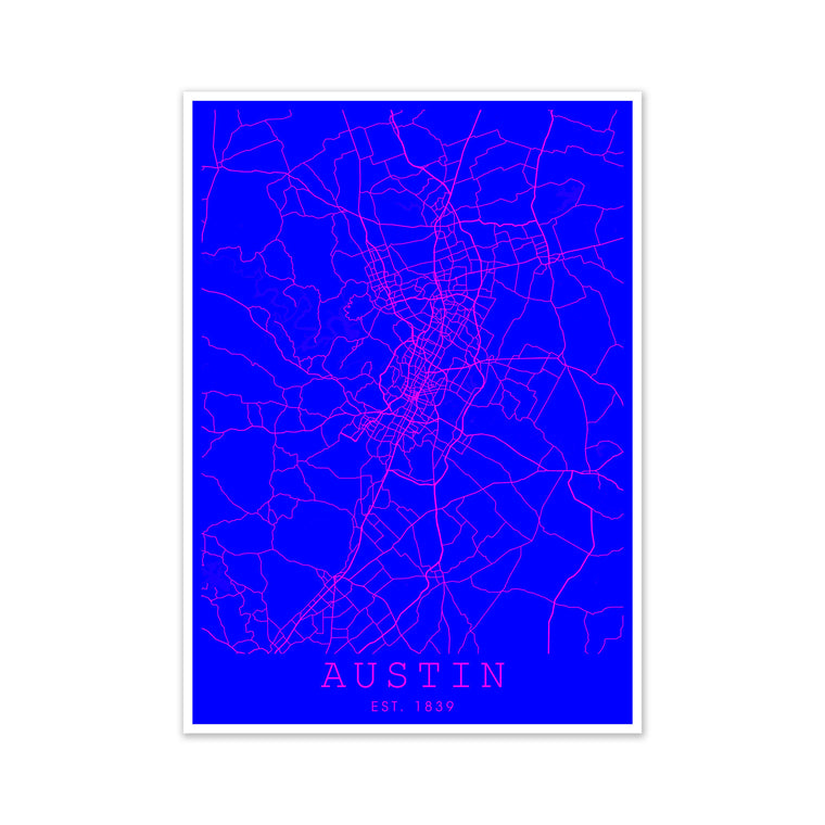 Austin Pink and Blue