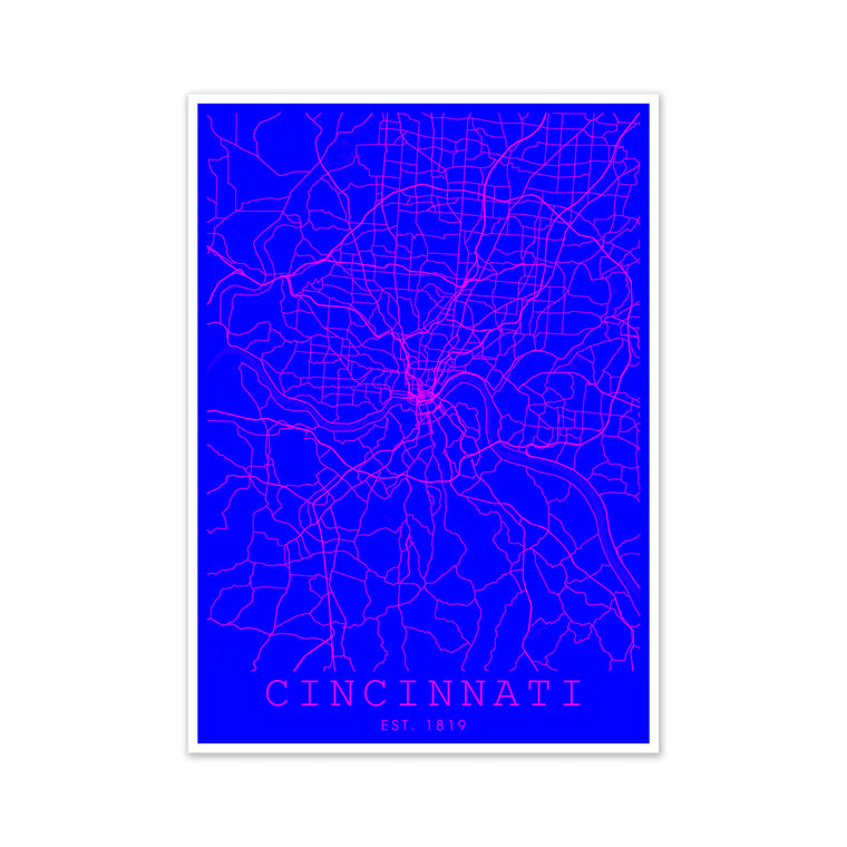 Cincinnati Pink and Blue