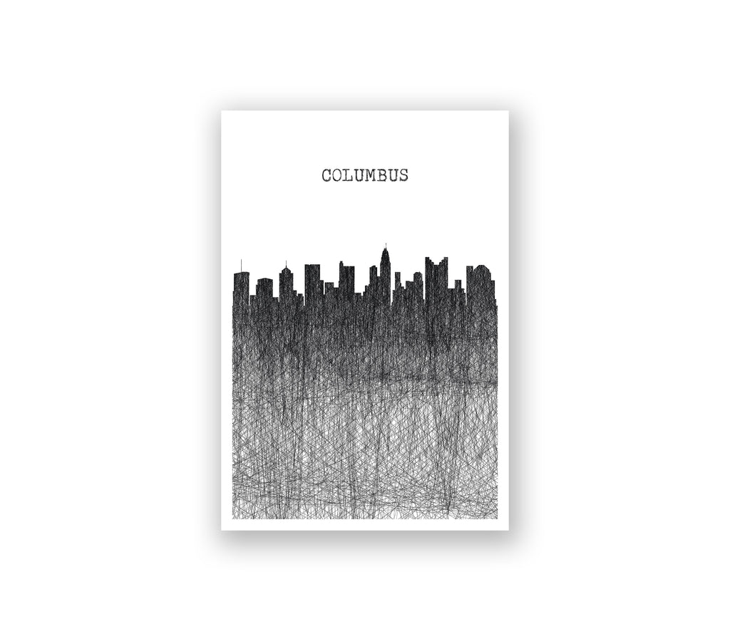 Columbus Pencil Skyline