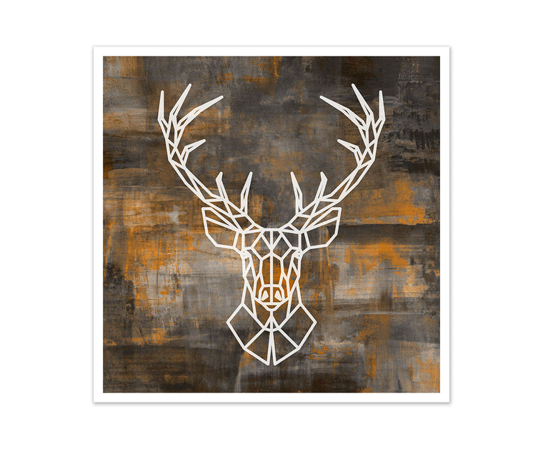 Deer Geometric Art