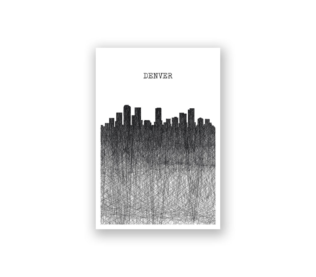 Denver Pencil Skyline