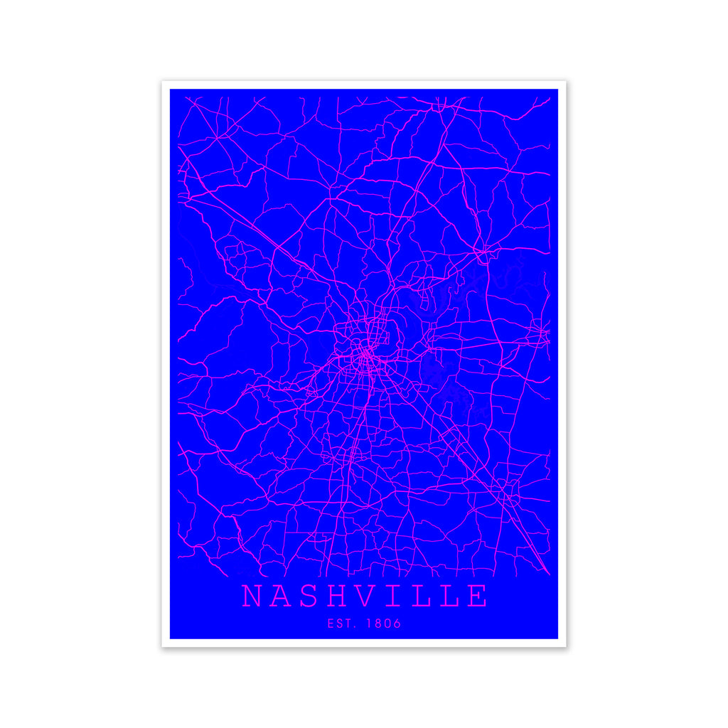 Nashville Pink and Blue