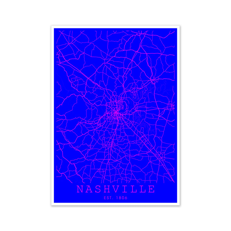 Nashville Pink and Blue